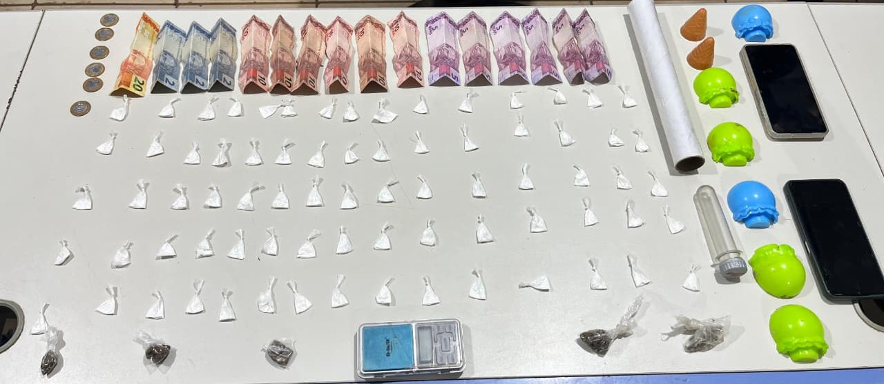 Menor é apreendido com drogas em residência usada como ponto de venda em Porto Velho