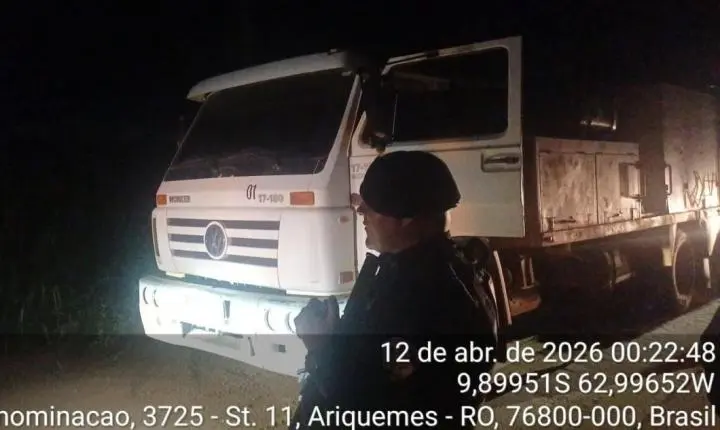 ARIQUEMES – AÇÃO RÁPIDA DA PM RESULTA NA DETENÇÃO DE SUSPEITOS ENVOLVIDOS EM ROUBO DE CAMINHÃO E CÁRCERE PRIVADO