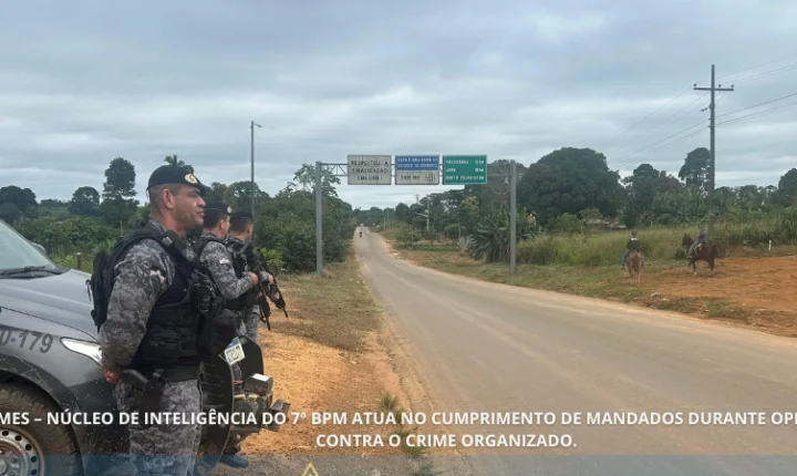 ARIQUEMES – NÚCLEO DE INTELIGÊNCIA DO 7º BPM ATUA NO CUMPRIMENTO DE MANDADOS DURANTE OPERAÇÃO INTEGRADA CONTRA O CRIME ORGANIZADO.